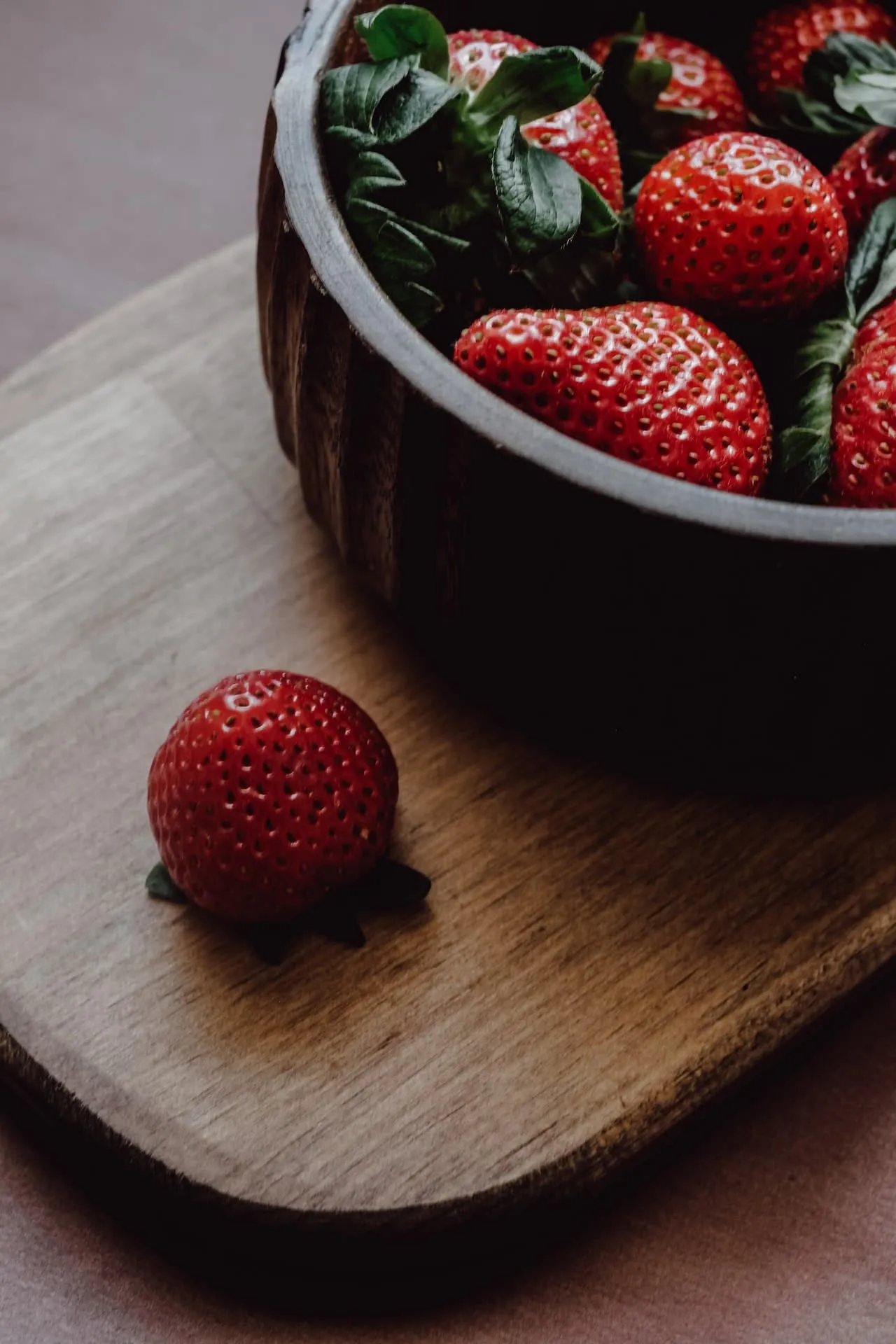 aardbei rijstwafel beleggen