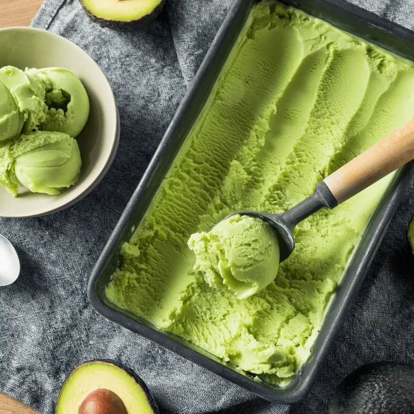 Avocado ijs