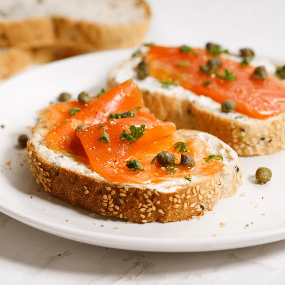 zalm koolhydraatarm broodbeleg