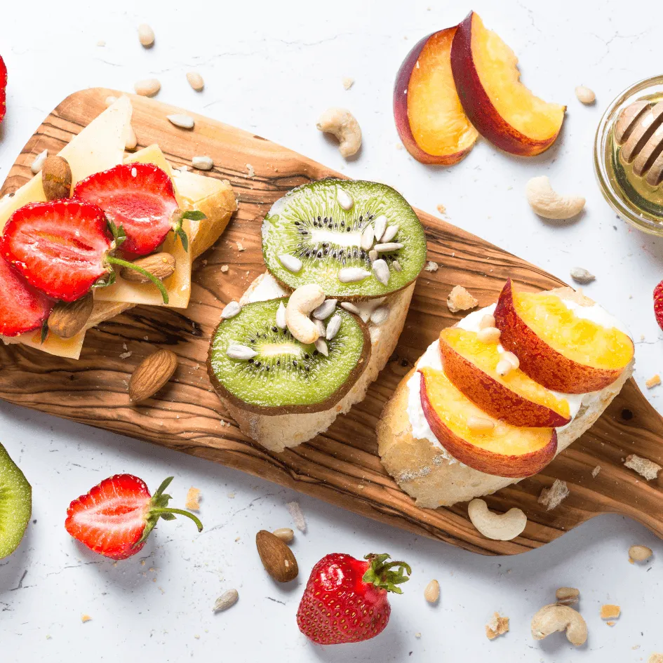 fruit op brood
