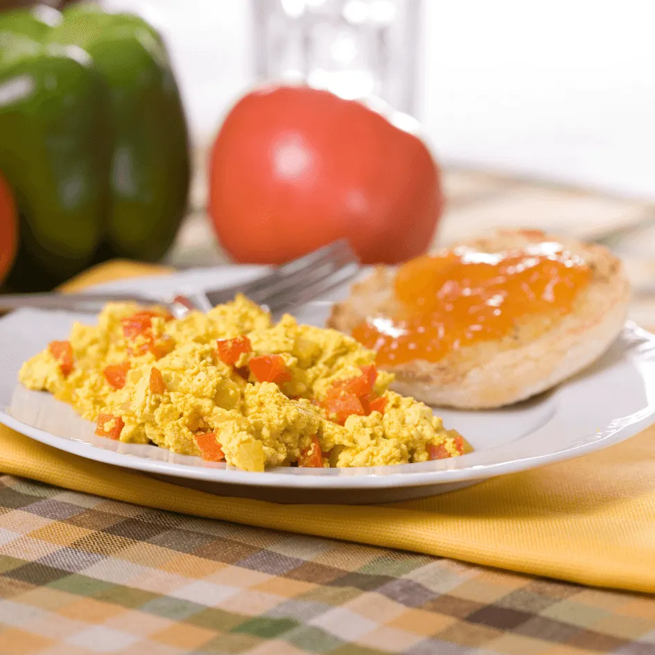 Scrambled tofu
