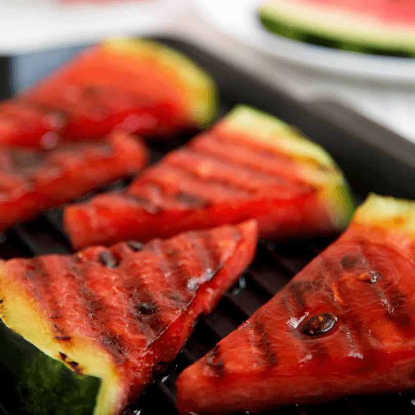 Gegrilde watermeloen