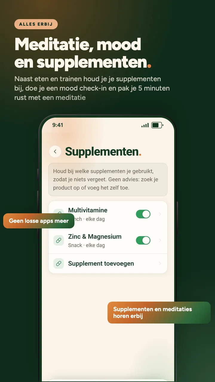 Voedingsschema.nl-app, schermafbeelding 6 van 8