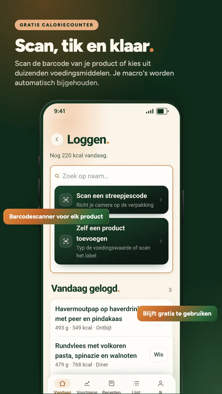 Voedingsschema.nl-app, schermafbeelding 7 van 8