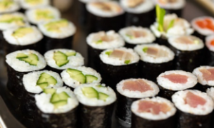 Verschillende sushi’s
